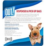 OUT! Blue Bone Dispenser with Waste Pick-Up Bags, Color May Vary