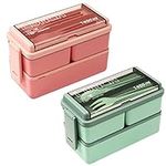 CHZZMS 2 Pack Bento Box Adult Lunch