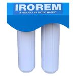 BIOTIC WATER Iron Guard for Washing Machine with Dual Filter Cartridge for Effective Removal of Iron, Sediment, Dust and Dirt. Improve Your Wash Quality with IROREM (with Complete Accessories)