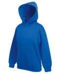 Fruit of the Loom Kids Childrens Hoodie Hooded Sweatshirt Royal 12-13 Years