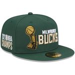 New Era 59Fifty Fitted Cap - NBA CHAMPIONS Milwaukee Bucks - 7 3/8