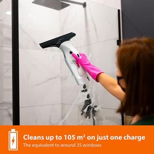 Amazon Basics Window Vacuum Cleaner Set – Streak-Free Glass Cleaning