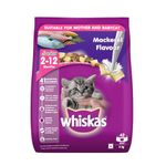 Whiskas Junior Mother Cat & Kitten (2-12 Months) Dry Cat Food, Mackerel Fish Flavour, 3 kg, Contains 41 Essential Nutrients, Complete & Balanced Nutrition for Mother Cats & Kittens