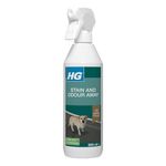 HG Dog Stain Remover & Pet Odour Remover Spray, Animal Fabric & Carpet Stain Removal, Neutralises Dog Urine & Other Bad Smells, Pet Friendly Oxi Action Deodorizer & Freshener Spray - 500ml