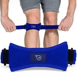 Run Forever Sports Patella Strap Knee Brace Support for Arthritis, ACL, Running, Basketball, Meniscus Tear, Sports, Athletic. Best Knee Brace for Hiking, Soccer, Volleyball & Squats (Pack Of 2, Blue)