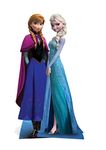 Frozen Childrens Party Pack with two mini cut outs, Child Size Stand In and 4 Pack of Masks