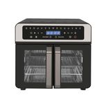 ASTRO ELECTRA Dual Zone Air Fryer Oven | 23L Capacity | 15 Presets | 13 Accessories | High Performance 2400W | Touch Screen Control | Dishwasher Safe