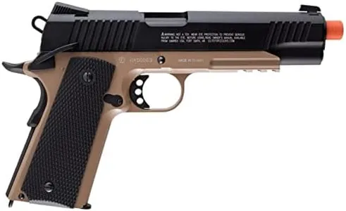 Elite Force 1911 Blowback 6mm BB Pistol Airsoft Gun, FDE/Black, 1911 TAC