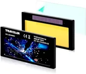 COOZAMING 2x4.25'' Auto Darkening Welding Lens, Gold Welding Filter Shade 11, True Color Technology for Pancake and Pipeliner Welding Hoods, Fits Standard Welding Helmets