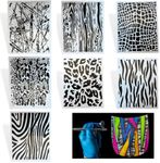 LiME LiNE Airbrush Stencil Set, Wood Grain, Grunge, Animal Print Custom Paint Template