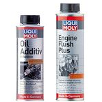 LIQUI-Moly Oil ADDITIVE 200 ML + Engine Flush Plus 300 ML Combo