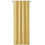 JEMIDI Curtain for Window - Opaque Linen Look Curtains with Ruffle Tape for Rail Track for Bedroom Living Room Windows - 140cm x 245cm