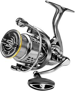 Fishdrops Saltwater Spinning Reel, 12+1BB Ultra Lightweight Powerful Fishing Reel, Metal Frame Carbon Fiber 33 LB Max Drag, 5.5:1 High Speed Ultra Smooth for Saltwater Fishing Reels