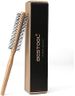 BESTOOL Petite brosse ronde pour cheveux courts, brosse ronde pour barbe pour hommes, brosses à cheveux rondes pour brushing, pour lisser, boucles, franges (naturelle)