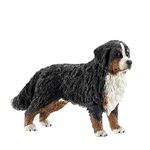 SCHLEICH 16397 Bernese Mountain Dog, female Farm World Toy Figurine for children aged 3-8 Years, White