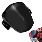 WAZA TVS Apache RTR 160 180 cc 2013 Old Models Windshield Front Headlight Visor Bike Wind Deflectors Windscreen Glass Black Protector Superior ABS/PC Plastic