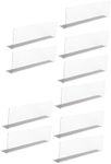 OFFSCH 10pcs Partition Plate Clear Shelves Wire Shelf Dividers Magnetic Baffles Acrylic Partition Shelf, 126QRA06A28ESFISML