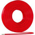 KEI WIRES & CABLES Homecab 10 sqmm 1 Core 99.97% Pure Copper Conductor Flame Retardant House Wire PVC Insulated Cable for Domestic & Industrial Electrical Wiring (Red, 90 Meters)