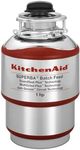 KitchenAid W10156760 1 HP in-Sink Food Disposer, Red