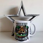 PERSONALISED MINECRAFT MUG – Ideal Birthday Gift/Gift Idea for any Minecraft Computer Gaming fan. You choose the name to personalise - Xbox PS4 PC Children's kids Boys Girls Novelty Mug Cup