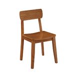 Boraam 33312 Zebra Series Hagen Dining Chair, Honey Oak, Set of 2