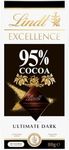 Lindt Excellence 95% Cocoa Dark Cho