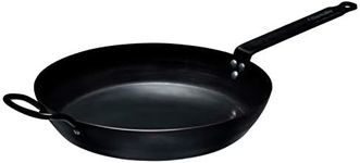 Browne Foodservice THERMALLOY 11.8 Inch Black Carbon Steel Fry Pan