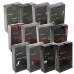 Stamford Black Incense 144, 12 Cones Sampler Pack (Mixed Variety Box), One Size