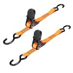 HASTHIP® 2 Pack 25MM Retractable Ratchet Straps, 1600lb Break Strength — Haul Motorcycles, Boats, and Appliances