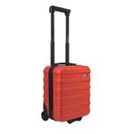 Cabin Max Anode Carry On Hand Luggage Suitcase - Lightweight, Hard Shell, 4 Wheels, Combination Lock (Falu Red, 40 x 30 x 20cm, 2 Wheel)