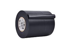 WOD ETC766MS Black Electrical Tape, 4 inch x 66 ft. UL/CSA/CE Listed Core, Rated up to 600V and 176F, 8 Mil Thick, PVC Vinyl Waterproof, Flame Retardant for Electric Wiring