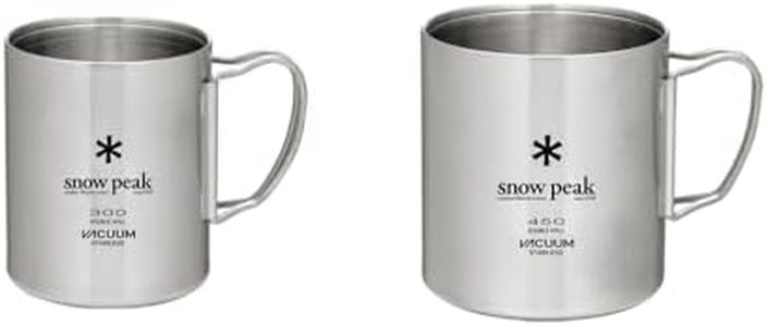 Snow Peak FK-305 (Snow Peak Festival 2023 Autumn Outdoor Play Set) Stainless Steel Vacuum Mug Set, 10.1 fl oz (300 ml) x 1/1,150 fl oz (300 ml) x 1,150 fl oz (300 ml)