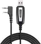 BAOFENG USB Programming Cable CH340 Chip Compatible Wiht UV-5R BF-F8HP 5RM UV-21R GMRS UV-5G Plus GM-15PRO GM-5RH GM21 K5PLUS AR-152 UV-17R TIDRADIO TD-H3 8 Quansheng UV-K5 8 Ham Radio