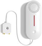 WiFi Smart 100dB Sound and Light Flood Alarm, Water Leakage Monitoring, Low Water Level Monitoring, Remote Control Timing Detection, Arming/disarming, Low Battery Alert, 0.8m Long Cord