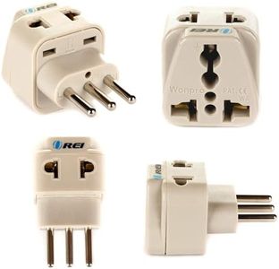 OREI Europe Power Plug Adapter Works in Russia, Turkey, Ethiopia, Korea, Monaco and More