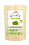 Moroccan Clays Ghassoul Powder, Green Clay, Red Clay and White Clay of Sizes 100g and 200g for Cleansing Facial and Hair mask (100g, Green Clay)