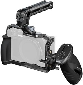 SmallRig ZR Camera Cage Kit for Nikon ZR, Full Cage with Rotatable NATO Rail Side Handle, Top Handle for ARRI and Cable Clamp for HDMI, Built-in Cold Shoe and Quick-Release Plate for Arca - 5468