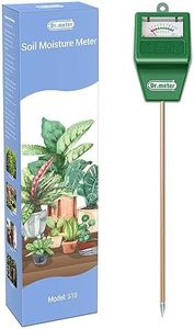 Dr.meter 27CM Testeur Humidité Plantes, Hygrometre Plante Testeur de Sol Humidimètre de Sol Capteur Humidité pour Jardin, Ferme, Plantes à Gazon intérieur et extérieur (Aucune Batterie Nécessaire)