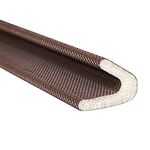 Door Frame Weather Stripping, Self Adhesive Weather Strip for Door Frame and Window, Soundproof V Shaped Flexible Foam Door and Window Seal Strip, 26 Feet, Brown