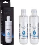 Refrigerator Water Filter LT1000P for LG Fridge, 6 Month / 200 Gallon NSF 53&42 Certified Filtration Cartridge Replacement LT1000P/PC/PCS, MDJ64844601, ADQ74793501, ADQ74793502（2pcs）