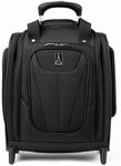 Travelpro Luggage Maxlite 5 Softside Lightweight Rolling Underseat Compact Carry on Upright 2 Wheel Bag, Men and Women, Black, 15-Inch