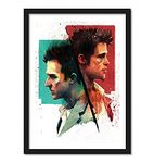 Good Hope Artificial Wood Fight Club Movie Poster Frame (10 X 13 inch Multicolour)