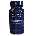 Higher Nature - Glucosamine HCl Complex - High Strength - Support Staying Active - with Boswellia - Vegetarian & Vegan - 90 Tablets