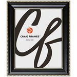 Craig Frames Victoria, 20x28 Picture Frame, Ornate Black and Gold