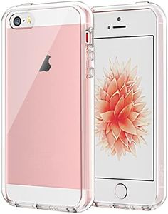 JETech Case for iPhone SE 2016 (Not for 2020), iPhone 5s and iPhone 5, Non-Yellowing Shockproof Phone Bumper Cover, Anti-Scratch Clear Back (Clear)