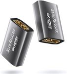 BlueRigger 8K HDMI Coupler - (2 Pack Female to Female Adapter, 3D, 8K 60Hz HDMI 2.1, Union Connector, HDMI to HDMI Extender) - Compatible with HDTV, Gaming Console, Monitor, Laptop, Projector, TV Box