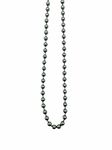 Premium Roller Blind Chrome Beaded Pull Chain - Continuous Loop (100cm Drop, Chrome)