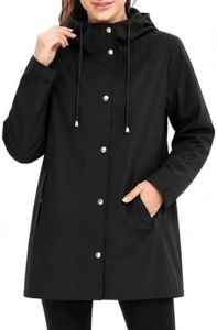 Orolay Rain Jacket Women Waterproof Lightweight Travel Rain Coat with Hood