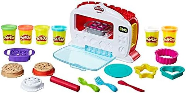 Play-Doh - Kitchen Creations - Magical Oven inc 6 Tubs of Dough & Acc - Creative Kids Toys - Ages 3+