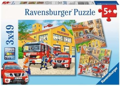 Ravensburger - Fire Brigade Run Puzzle 3x49 Pieces